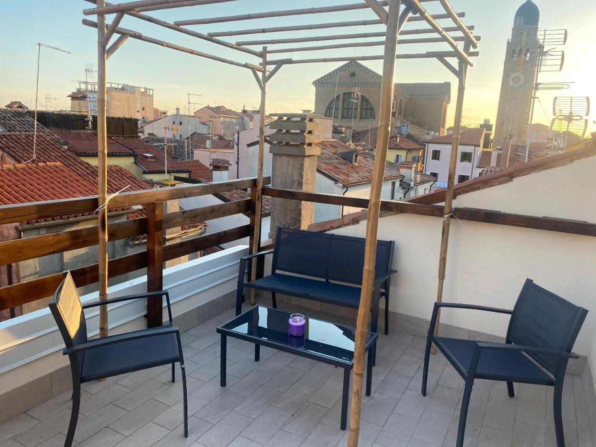 Laguna Blu Camera Tramonto Con Terrazza Panoramica In Comune كيودجا المظهر الخارجي الصورة